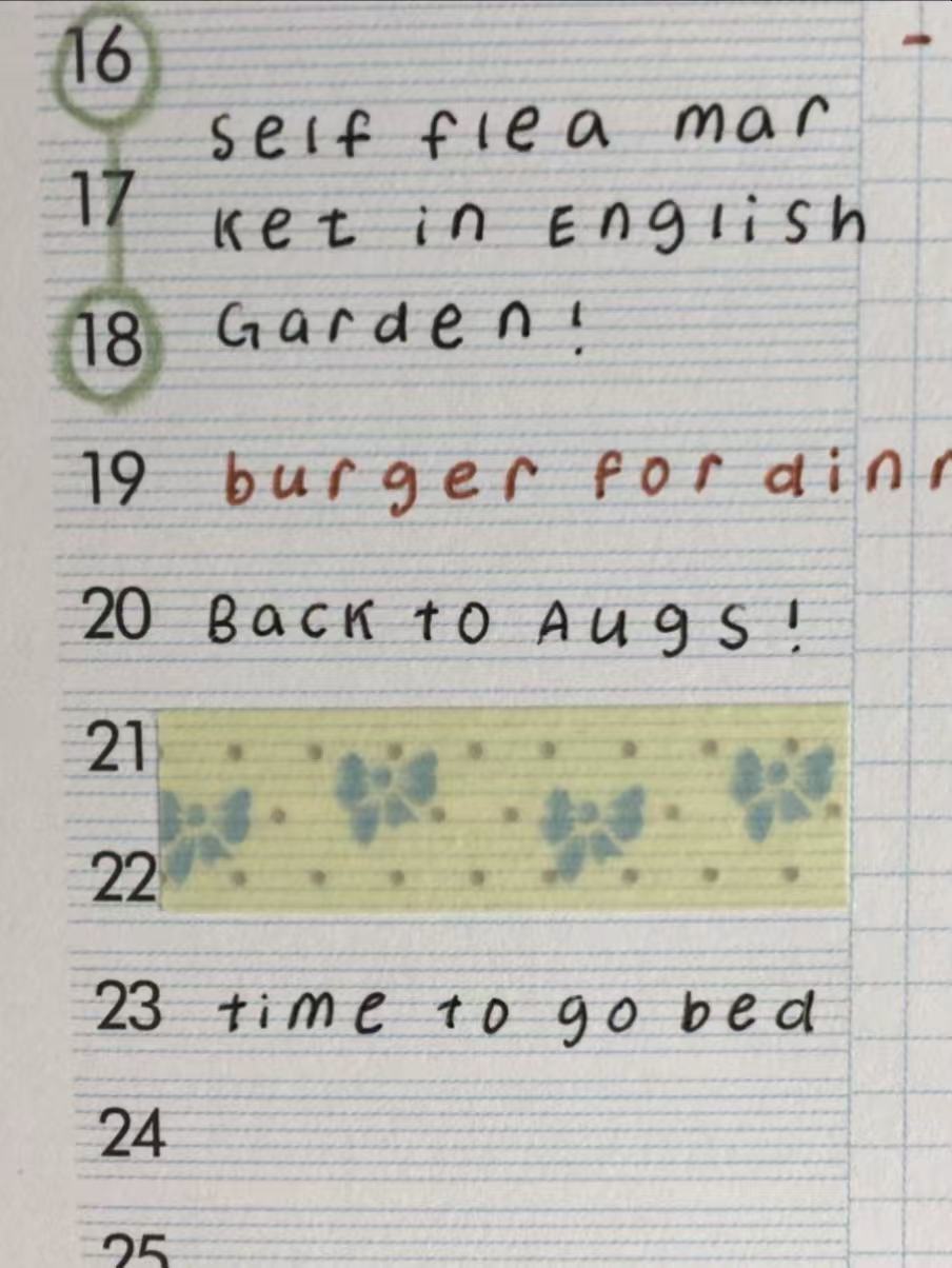 Trust My Vibe Korean Style Washi Tapes