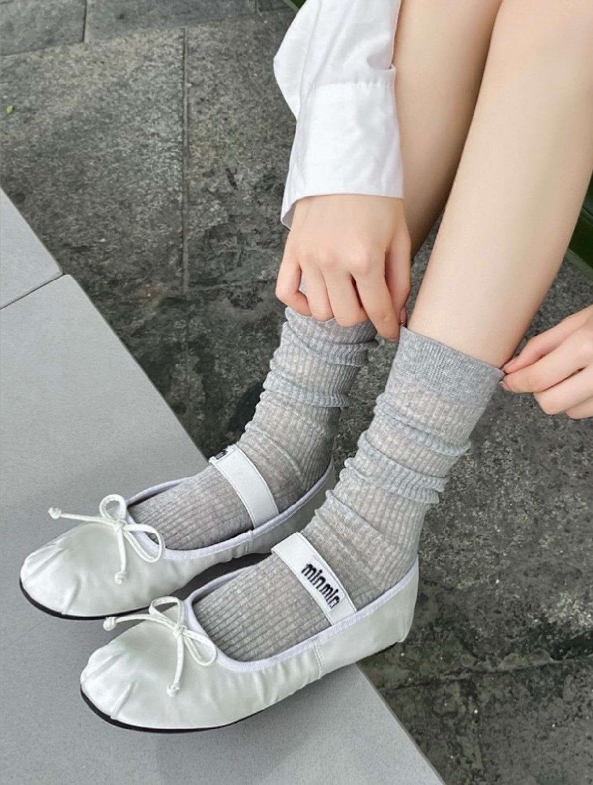 Slouch Rib Socks