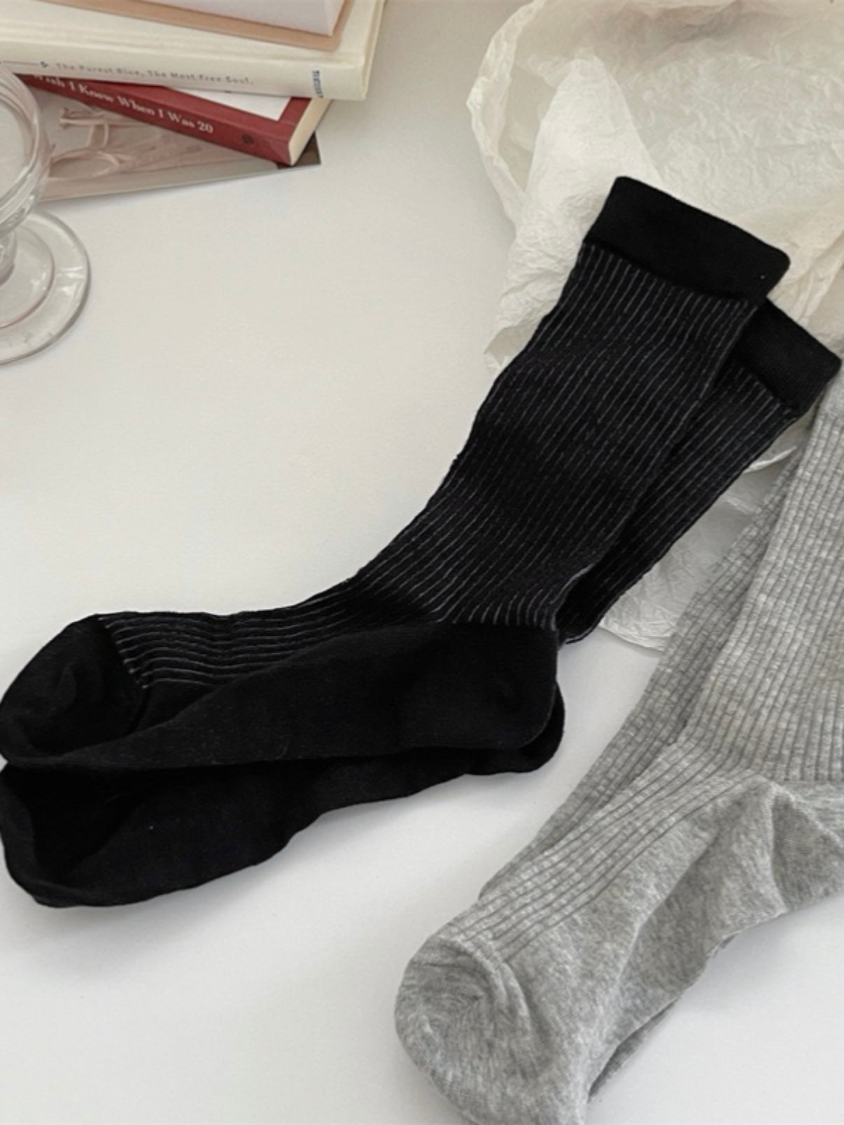 Slouch Rib Socks