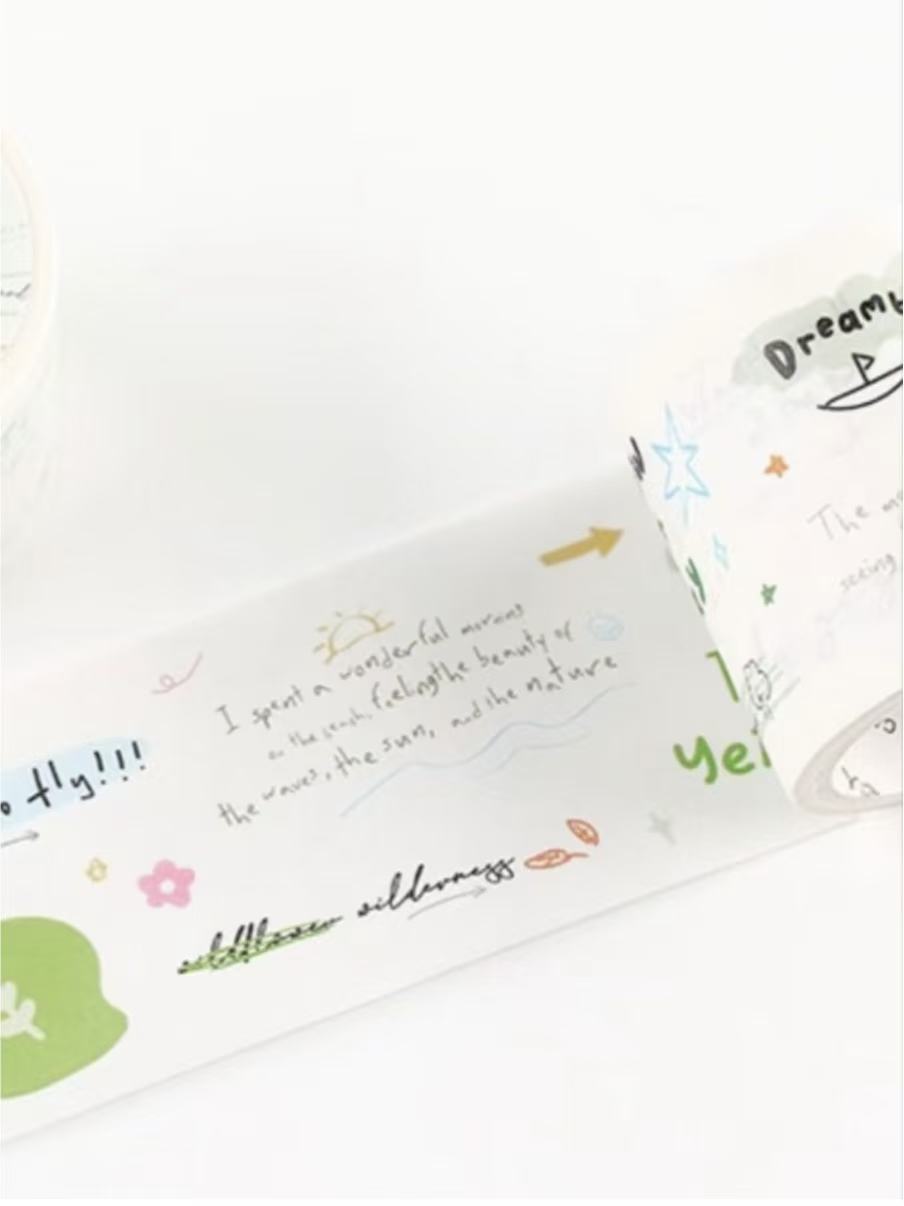 Everyday Joy Die-cut Handwritten Washi Tapes